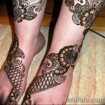 Снимка на Mehendi на стъпалото (рисунки с къна) от 09/08/2018 No 063 - Mehendi foot -