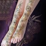 Снимка на Мехенди на стъпалото (рисунки с къна) от 09.08.2018 г. No 064 - Мехенди стъпало -