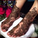 Снимка на Мехенди на стъпалото (рисунки с къна) от 09.08.2018 г. No 066 - Крак на Мехенди -