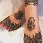 Снимка на Mehendi на крака (рисунки с къна) от 08.09.2018 №077 - Mehendi крак -