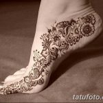 Снимка на Мехенди на стъпалото (рисунки с къна) от 09.08.2018 г. No 083 - Мехенди стъпало -
