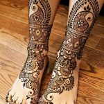 Снимка на Mehendi на крака (рисунки с къна) от 08.09.2018 №086 - Mehendi крак -