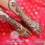 Снимка на Mehendi на стъпалото (рисунки с къна) от 09/08/2018 No 091 - Mehendi foot -