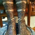 Снимка на Mehendi на стъпалото (рисунки с къна) от 09/08/2018 No 095 - Mehendi foot -