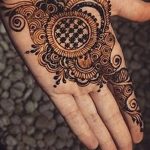 Снимка на Mehendi на стъпалото (рисунки с къна) от 09/08/2018 No 108 - Mehendi крак -