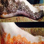 Снимка на Мехенди на стъпалото (рисунки с къна) от 09.08.2018 г. No 331 - Мехенди стъпало -