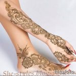 Снимка на Мехенди на стъпалото (рисунки с къна) от 09/08/2018 № 329 - Мехенди стъпало -