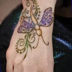 Снимка на Мехенди на стъпалото (рисунки с къна) от 09.08.2018 г. No 319 - Мехенди стъпало -