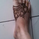 Снимка на Mehendi на стъпалото (рисунки с къна) от 09/08/2018 No 308 - Mehendi foot -
