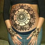 снимка на Mehendi на стомаха от 12.02.2018 №005 - Mehendi на стомаха - 2623426