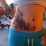 снимка на Mehendi на стомаха от 12.02.2018 №008 - Mehendi на стомаха -