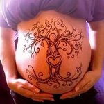 снимка на Mehendi на стомаха от 12.02.2018 №079 - Mehendi на стомаха -