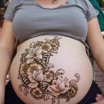 снимка на Mehendi на стомаха от 12.02.2018 №086 - Mehendi на стомаха -