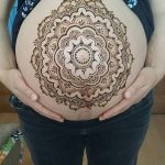 снимка на Mehendi на стомаха от 12.02.2018 №120 - Mehendi на стомаха -