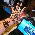 foto Mehendi edderkoppen fra 03.12.2017 №029 - Mehendi edderkoppen -