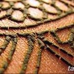 снимка рисунка с къна под гърдите от 29.07.2017 г. No 033 - Рисуване на къна под гърдата