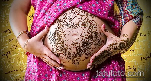 Снимка на Mehendi (рисунки с къна) за бременни жени - 22052017 - пример - 073 Mehendi за бременни