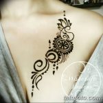 снимка на Mehendi (рисунки с къна) на гърдите от 13.02.2018 г. No 020 - 1 -