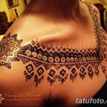 снимка на Mehendi (рисунки с къна) на гърдите от 13.02.2018 г. No 022 - 1 -