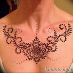 снимка на Mehendi (рисунки с къна) на гърдите от 13.02.2018 г. No 026 - 1 -