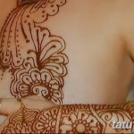 снимка на Mehendi (рисунки с къна) на гърдите от 13.02.2018 г. No 027 - 1 -