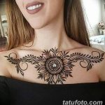 снимка на Mehendi (рисунки с къна) на гърдите от 13.02.2018 г. No 039 - 1 -