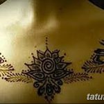 снимка на Mehendi (рисунки с къна) на гърдите от 13.02.2018 г. No 050 - 1 -