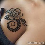 снимка на Mehendi (рисунки с къна) на гърдите от 13.02.2018 г. No 051 - 1 -