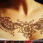 снимка на Mehendi (рисунки с къна) на гърдите от 13.02.2018 г. No 054 - 1 -