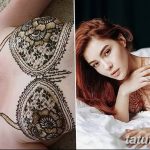 снимка на Mehendi (рисунки с къна) на гърдите от 13.02.2018 г. No 059 - 1 -