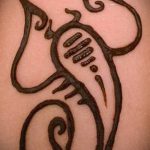 Fotó skorpió henna (Tattoo Scorpion henn) (érték) - példa rajz - 010 1235