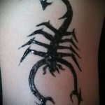 Fotó skorpió henna (Tattoo Scorpion henn) (érték) - példa rajz - 027