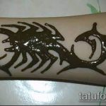 Fotó skorpió henna (Tattoo Scorpion henn) (érték) - példa rajz - 033