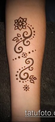 Fotos af henna tatoveringsdesign (henna tatovering) (værdi) - eksempeltegning - 006