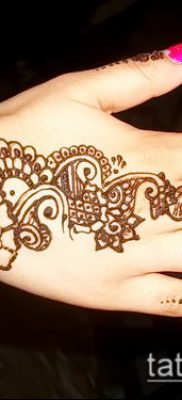 Foto af henna tatovering (henna tatovering) (værdi) - eksempeltegning - 011