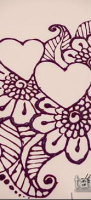 Foto af henna tatovering (henna tatovering) (værdi) - eksempeltegning - 016