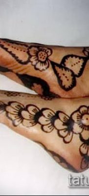 Foto af henna tatovering (tatovering af henna) (værdi) - eksempeltegning - 021