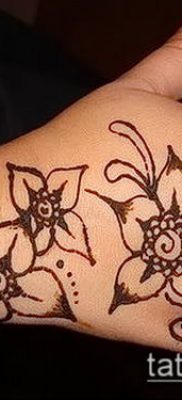 Foto af henna tatovering (tatovering af henna) (værdi) - eksempeltegning - 023