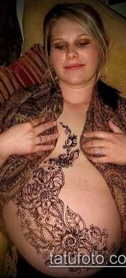 Foto af henna tatovering (henna tatovering) (værdi) - eksempeltegning - 024