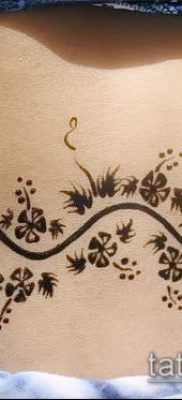Fotos af henna tatoveringsdesign (henna tatovering) (betydning) - eksempeltegning - 028