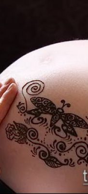 Foto af en henna -tatovering (henna -tatovering) (værdi) - eksempeltegning - 034