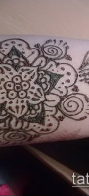Fotos af henna -tatoveringsdesign (henna -tatovering) (værdi) - eksempeltegning - 038