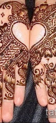 Foto af henna tatovering (henna tatovering) (værdi) - eksempeltegning - 039