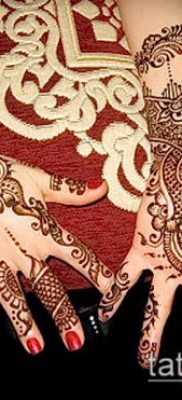 Foto af en henna -tatovering (henna -tatovering) (værdi) - eksempeltegning - 040