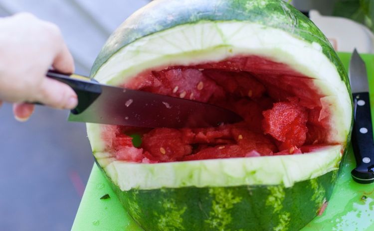 Melón-žralok-recept-návod-dužina