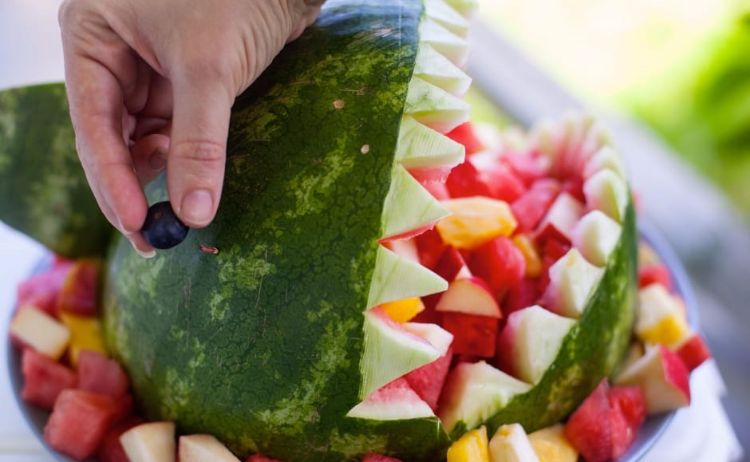 Melón-žralok-recept-návod-oči-prichytiť-čučoriedky