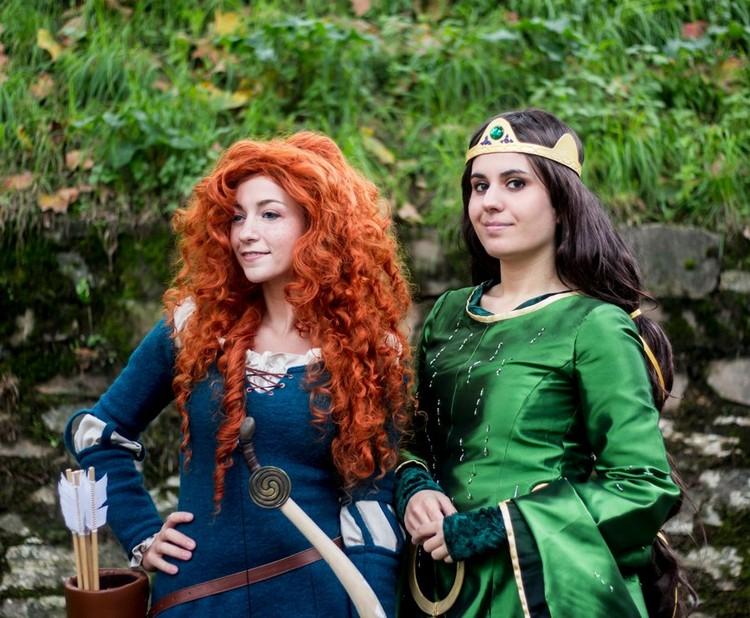 kostýmy halloween princezná merida kráľovná elinor