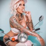 @venus_starr - Piękna dziewczyna z tatuażami w kwarantannie podczas epidemii COVID-19 przez 7