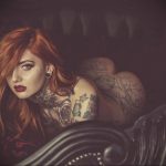 @x_luna_lou_x - Piękna dziewczyna z tatuażami w kwarantannie podczas epidemii COVID-19 dla 3 osób