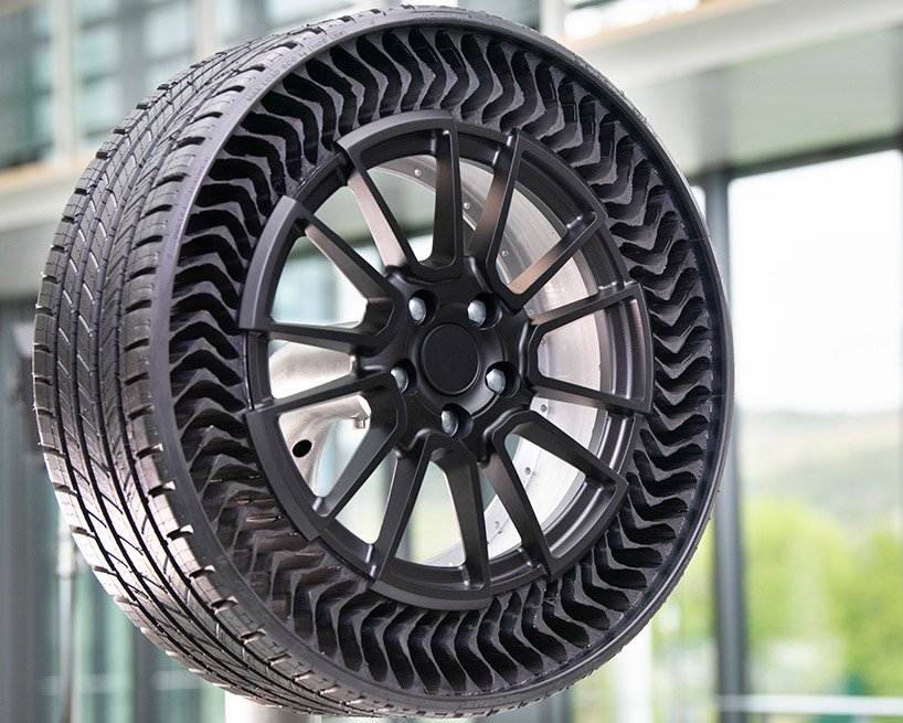 Uptis od Michelinu pozostáva z udržateľných surovín a je vyrábaný pomocou 3D tlače
